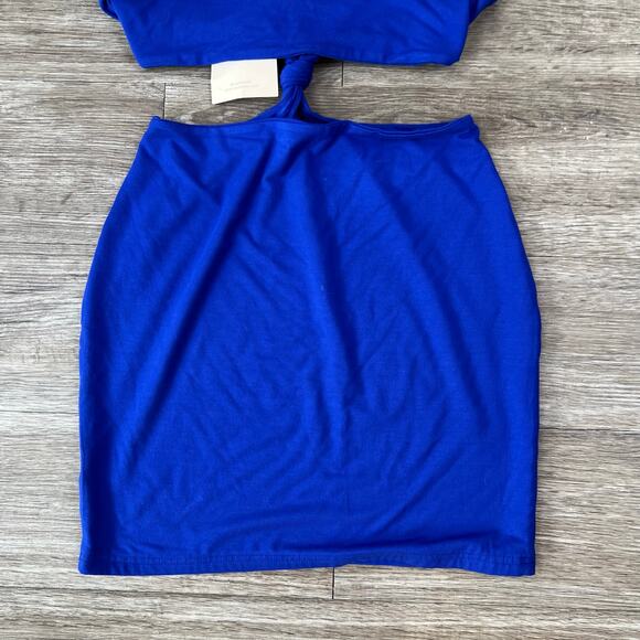 NWT Superdown Lucia Cut Out Mini Dress in Cobalt Blue (Sz M) - Picture 13 of 13